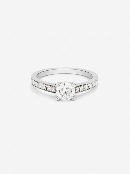Anillo de Compromiso de Oro blanco con diamante, SL14001-00D040/DVVS2_V