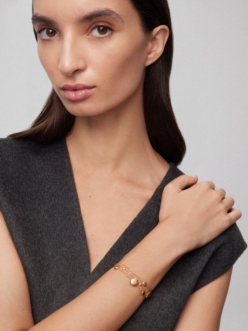 18K rose gold bracelet image number 3