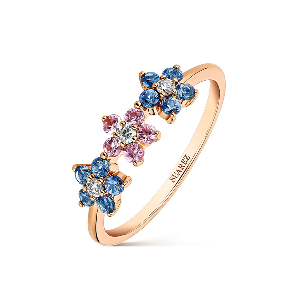 Frida ring 0,34 carats multicolor sapphires, SO21091-ORDZRZ_V