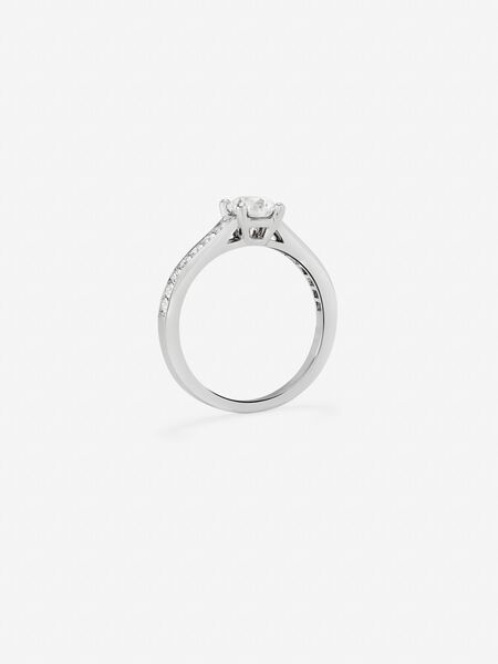 Anillo de Compromiso de Oro blanco con diamante, SL14001-00D040/DVVS2_V