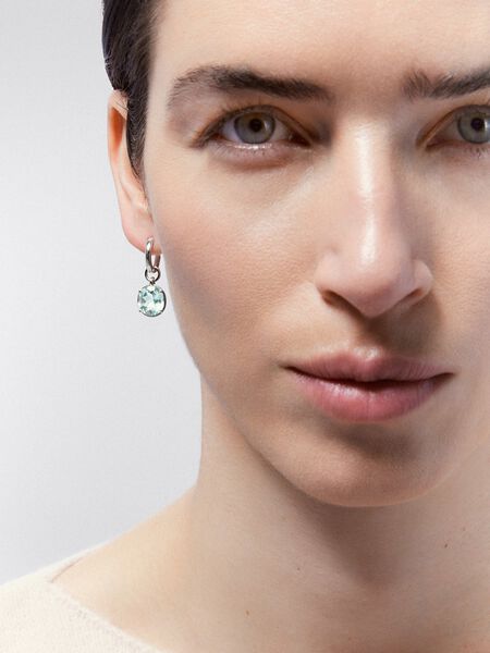 Silver earrings with Sky blue topazes, PE13083-AGTPKY_V