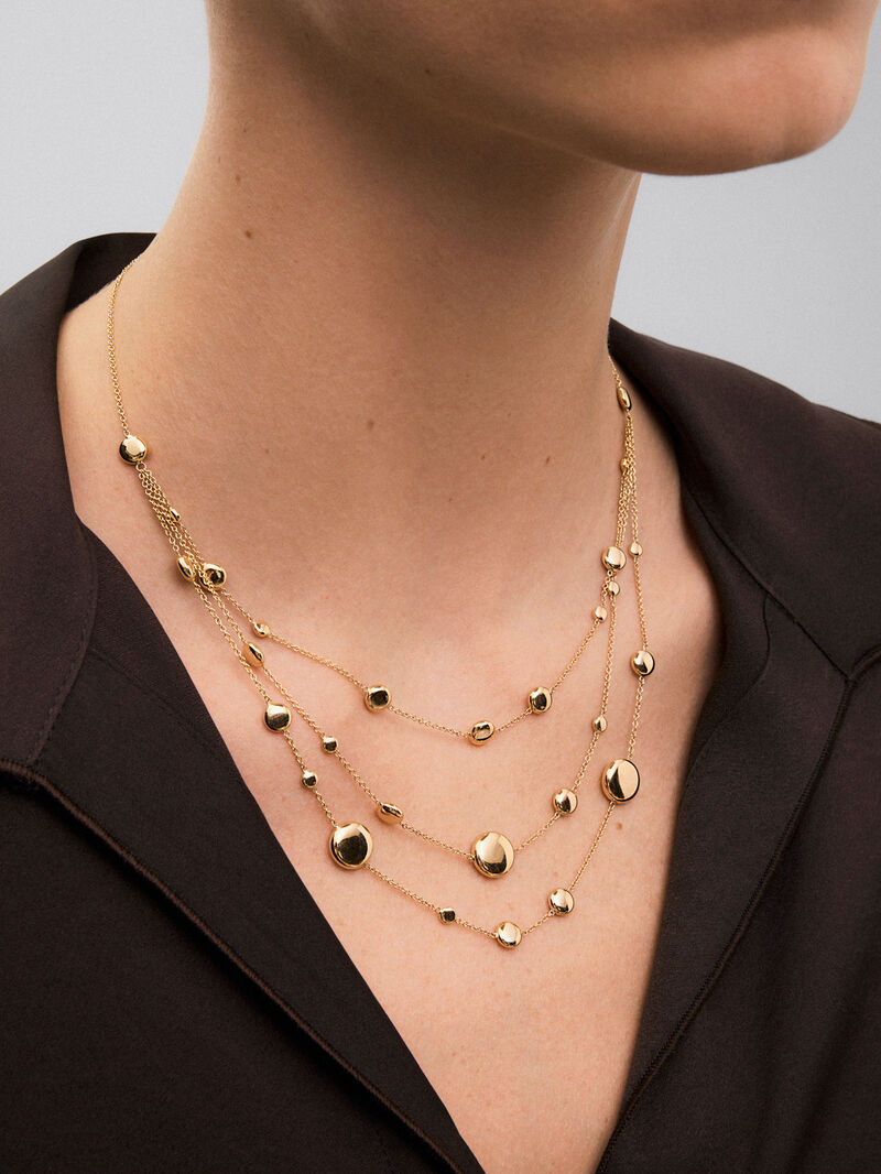 18K rose golden collar image number 3
