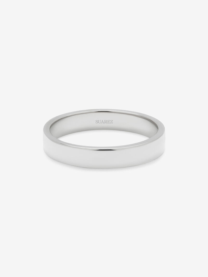 18K White Gold Wedding Alliance of 3.15mm image number 2