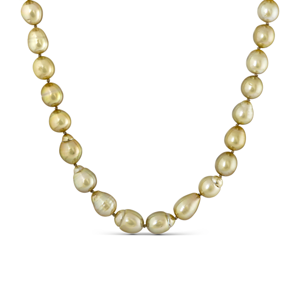 Golden Pearls necklace white gold, GREBARC/22A001_V