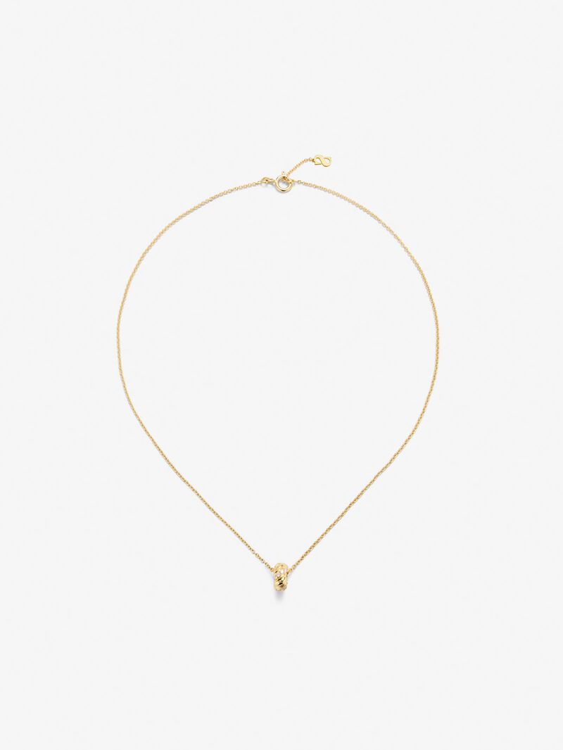 18K yellow gold pendant with white diamonds of 0.18 cts image number 0