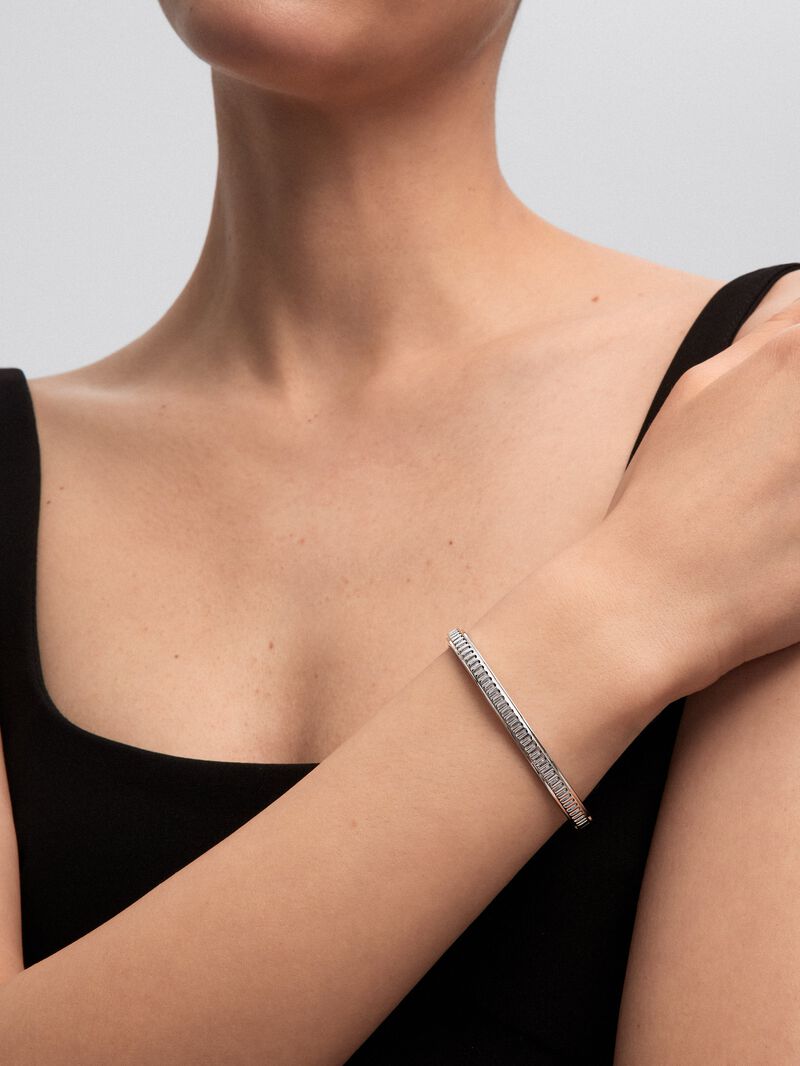 Rigid 925 silver bracelet image number 3