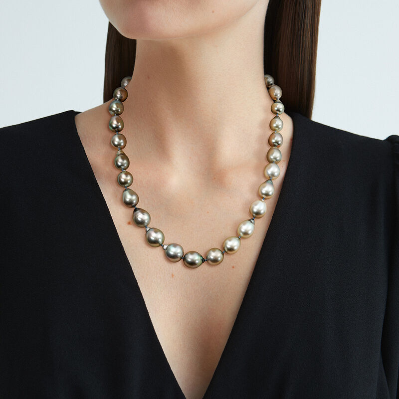 Tahiti Pearls necklace white gold, THBARC/22A002_V