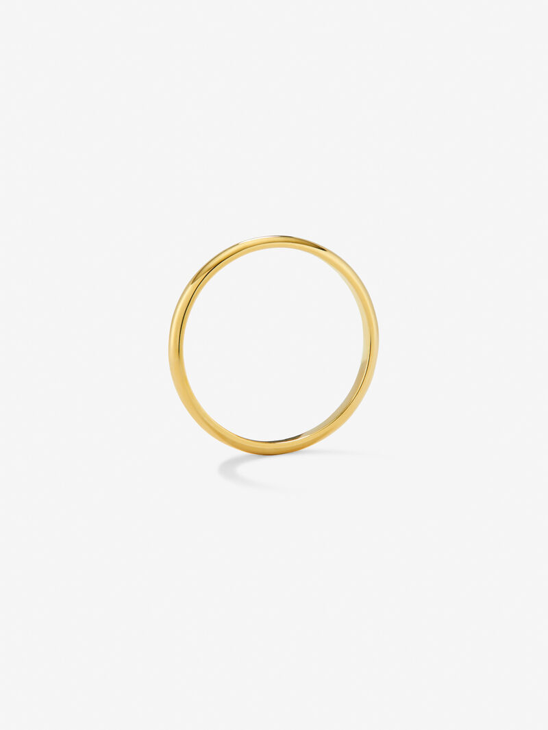 18K Yellow Gold Wedding Ring of 1.70mm image number 4
