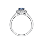 Big Three ring 0,48 carats blue sapphire, SO15029-Z/A961_V