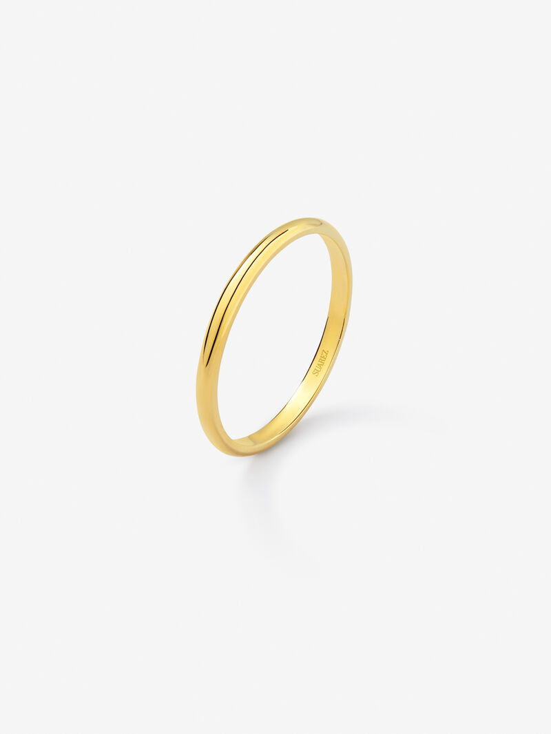 18K Yellow Gold Wedding Ring of 1.70mm image number 0