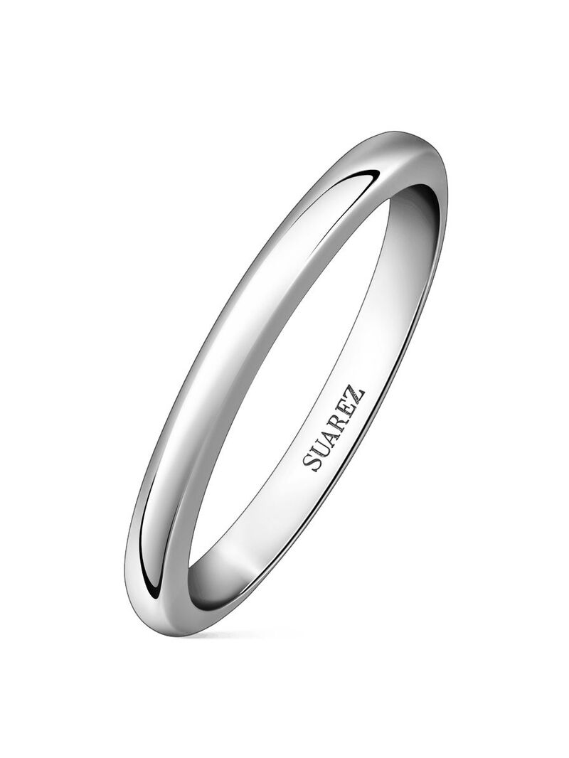 18K White Gold Wedding Alliance of 2.30mm image number 6