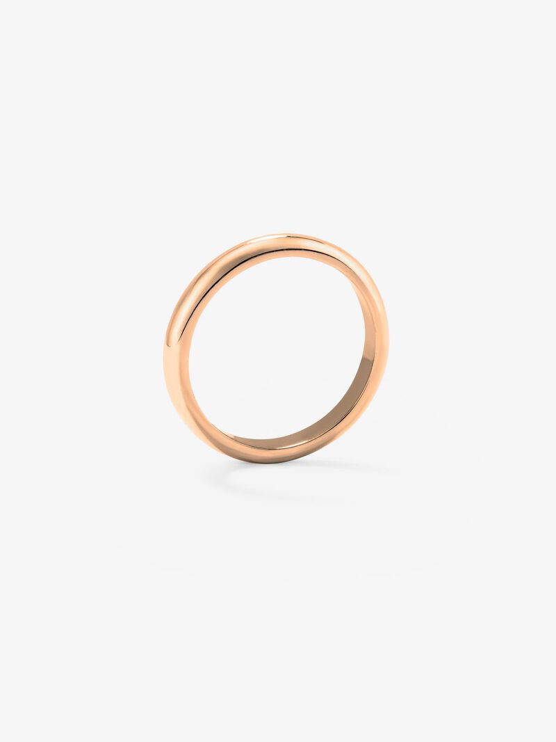 18kt rose gold wedding band image number 4