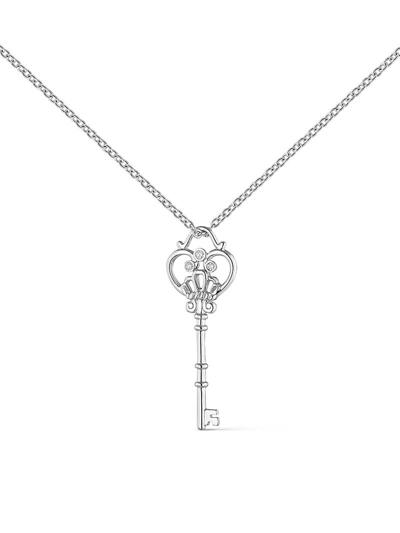 Colgante plata con diamantes 0,05ct  image number 0