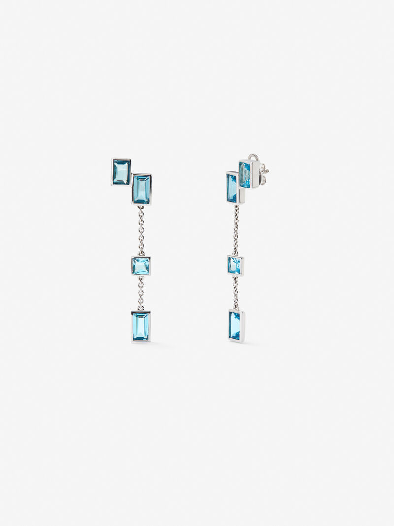 Pendientes de plata bg tlon 7x4 7,2ct tswiss 3,53ct  image number 1