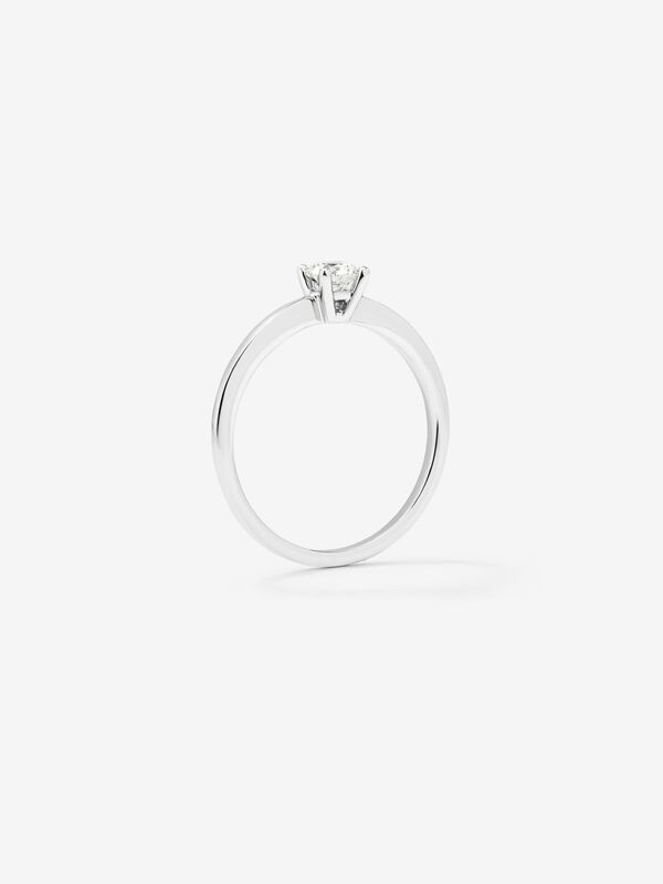 Anillo de Compromiso de Oro blanco con diamante, SL12003-IGD025FVS2N_V