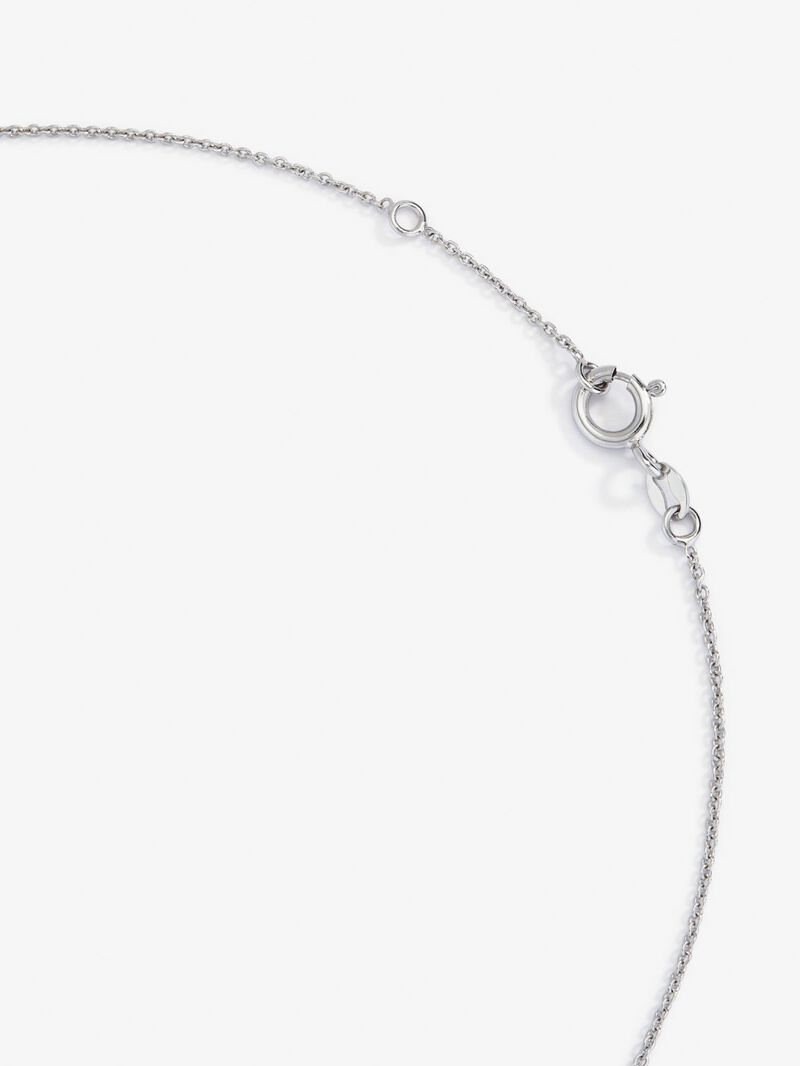 925 Silver chain pendant with topaz image number 4