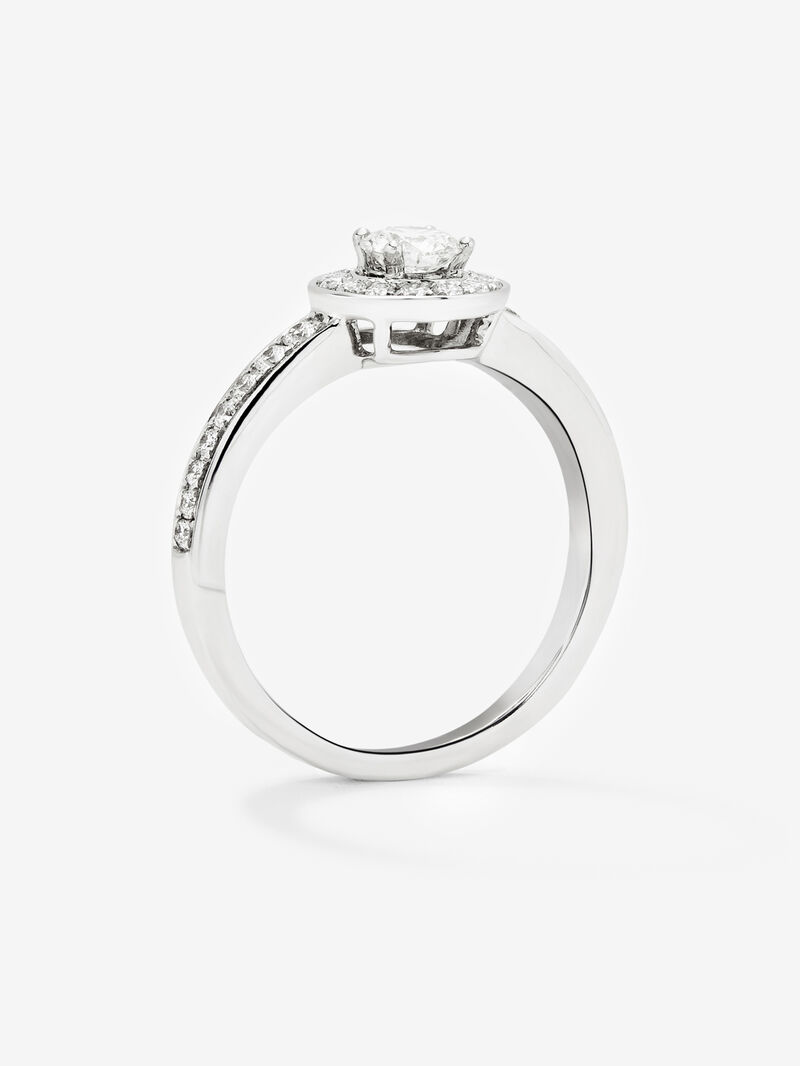 18K White Gold Commitment Ring with Orla de Diamonds image number 2