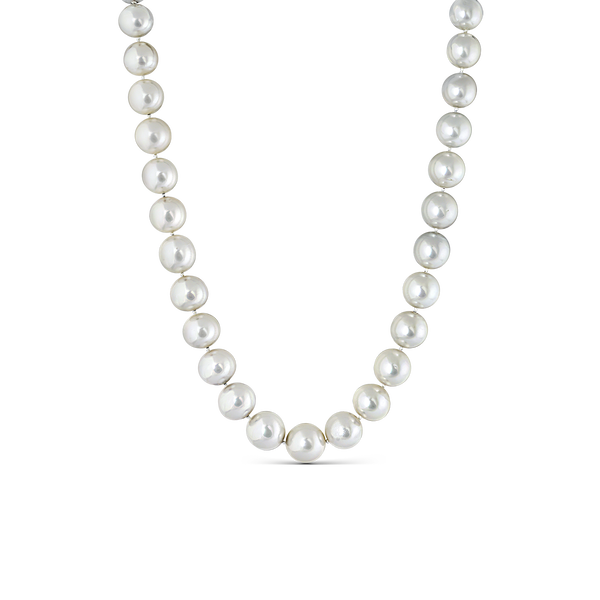 Collar de perlas australianas y cierre oculto de oro blanco de 18kt, AUESFC/22A003_V