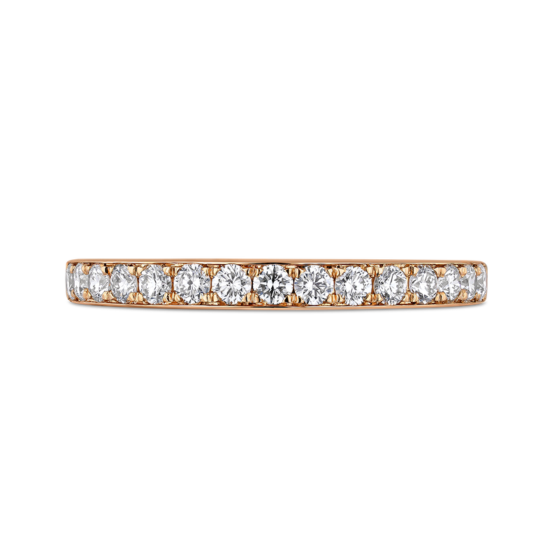 Anillo de Compromiso de Oro rosa con diamante, AL18101M-ORD002_V