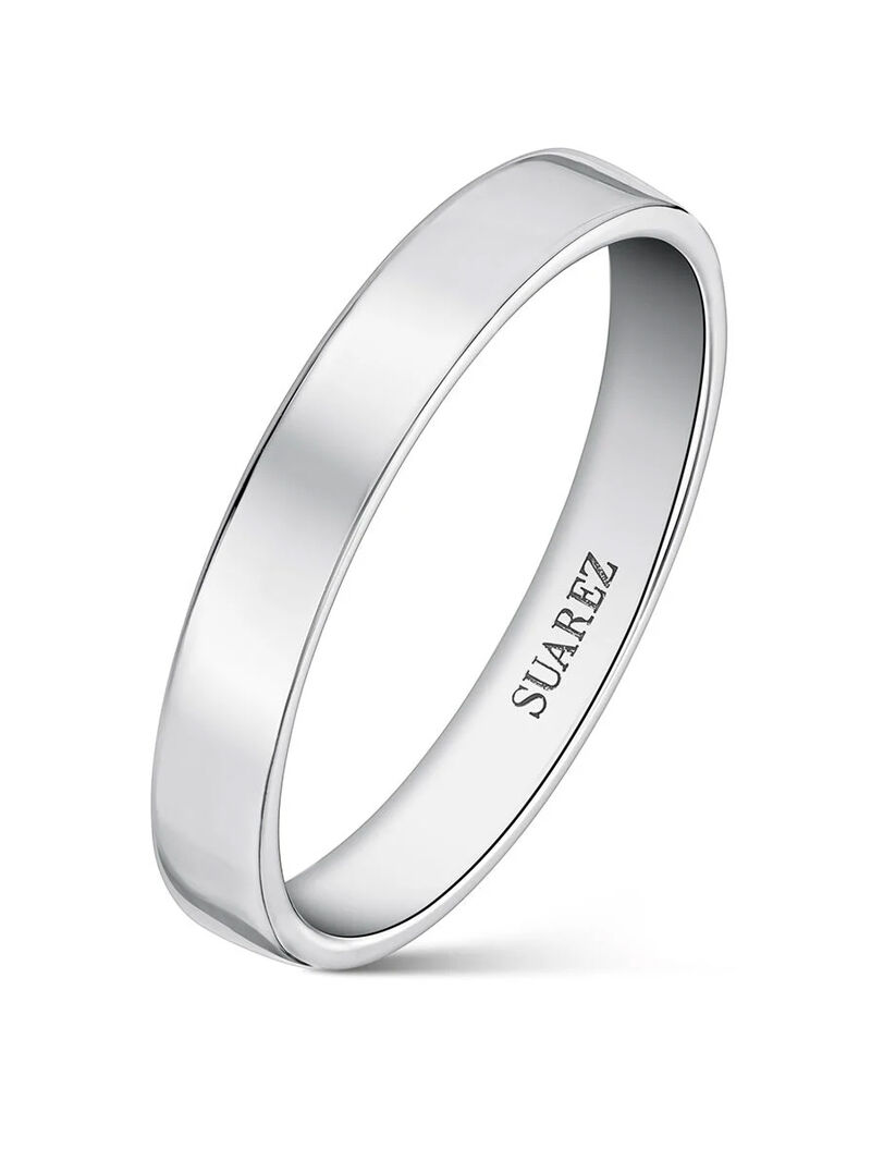 18K White Gold Wedding Alliance of 3.15mm image number 6