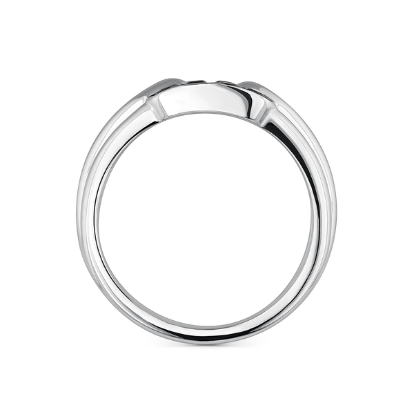 Argento ring 0,35 black spinels, SO20069-AGESP_V