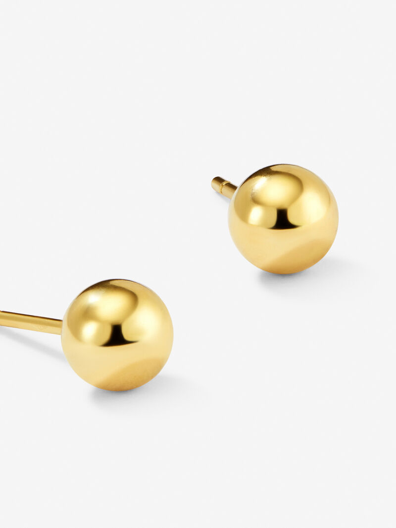 18K yellow gold earrings image number 2