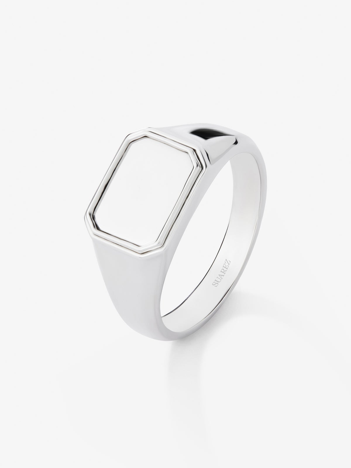 925 silver medium signet ring