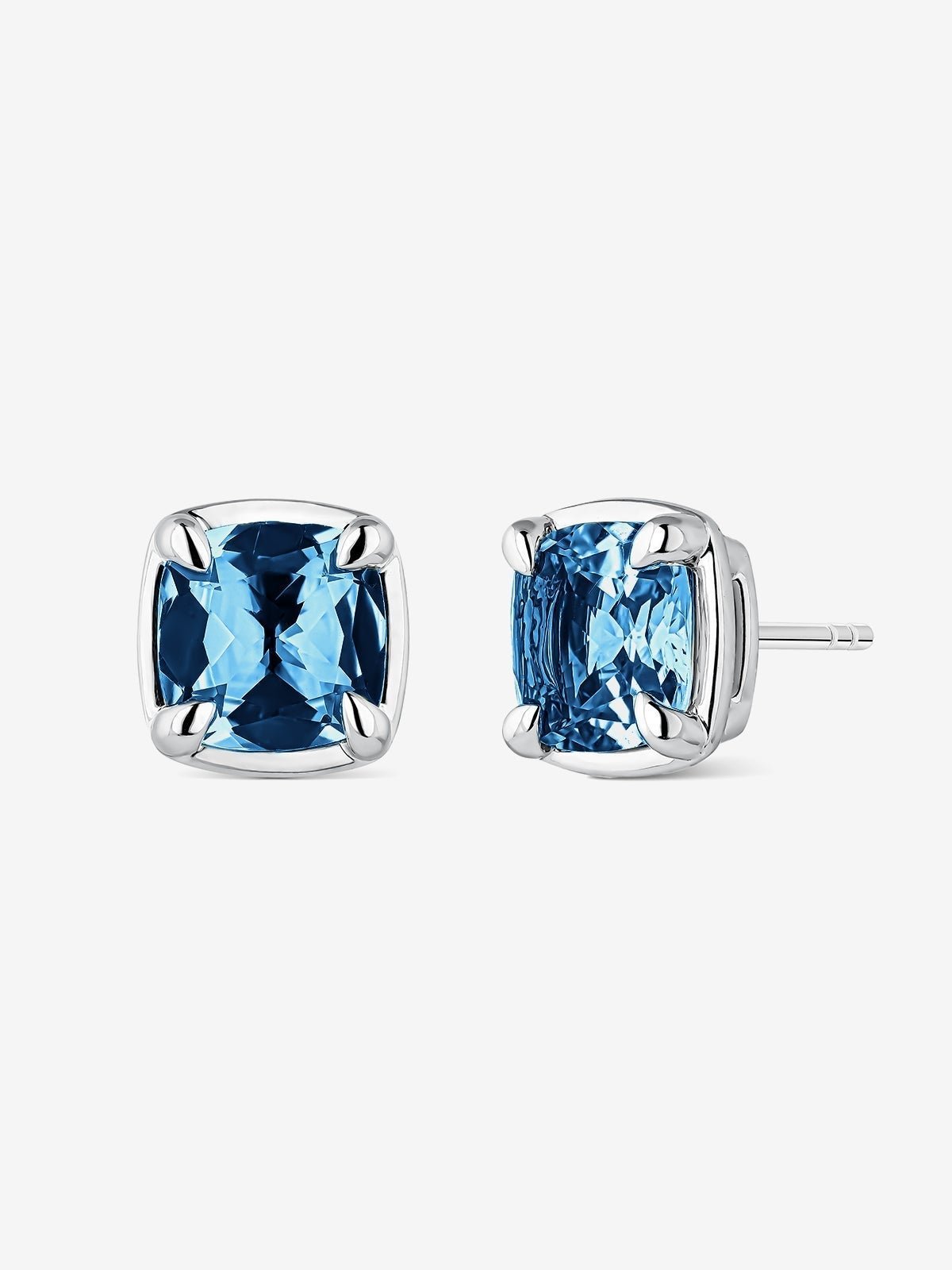 Pendientes de plata con topacio London