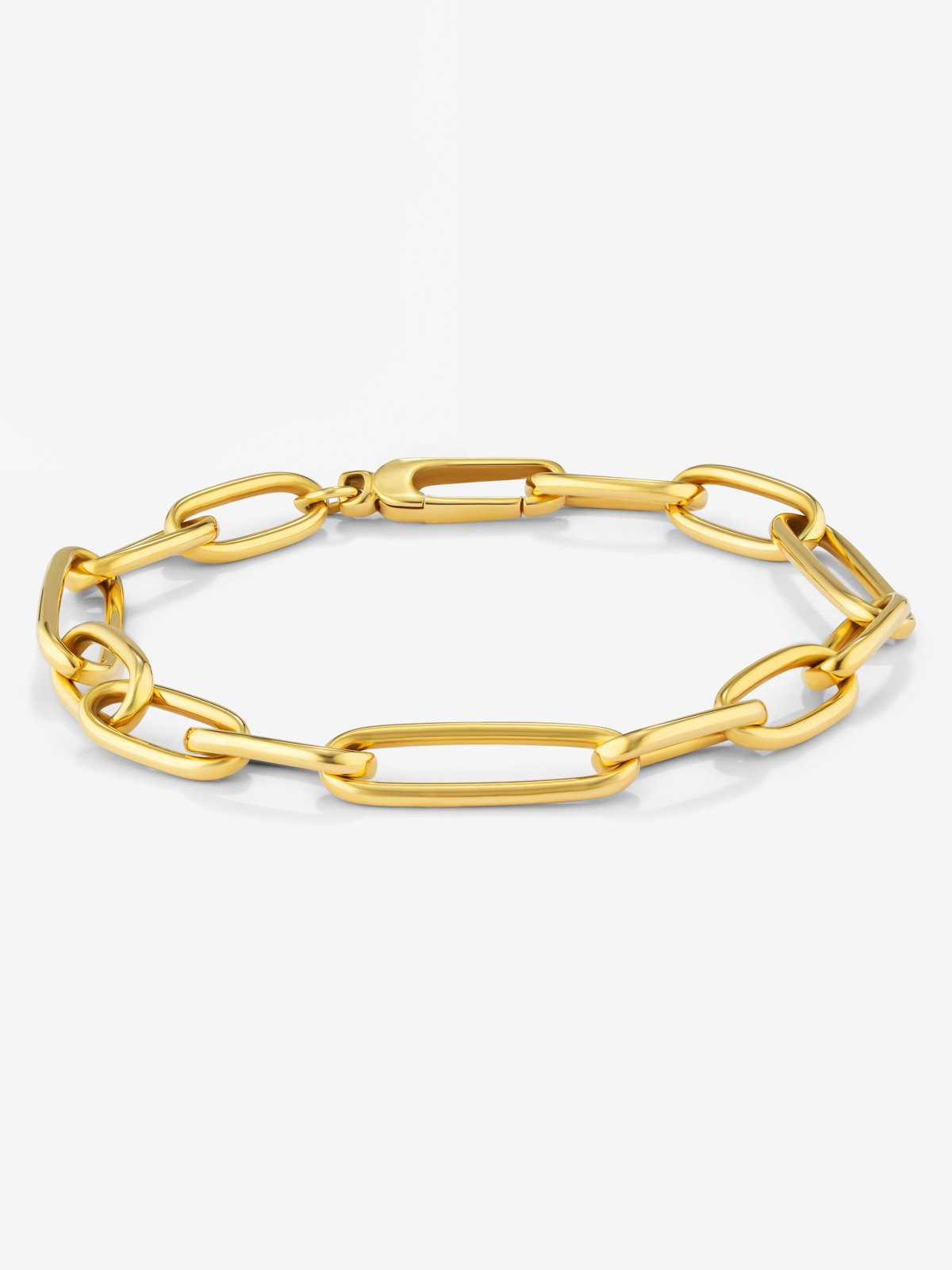 Pulsera eslabones mediana de oro amarillo de 18K