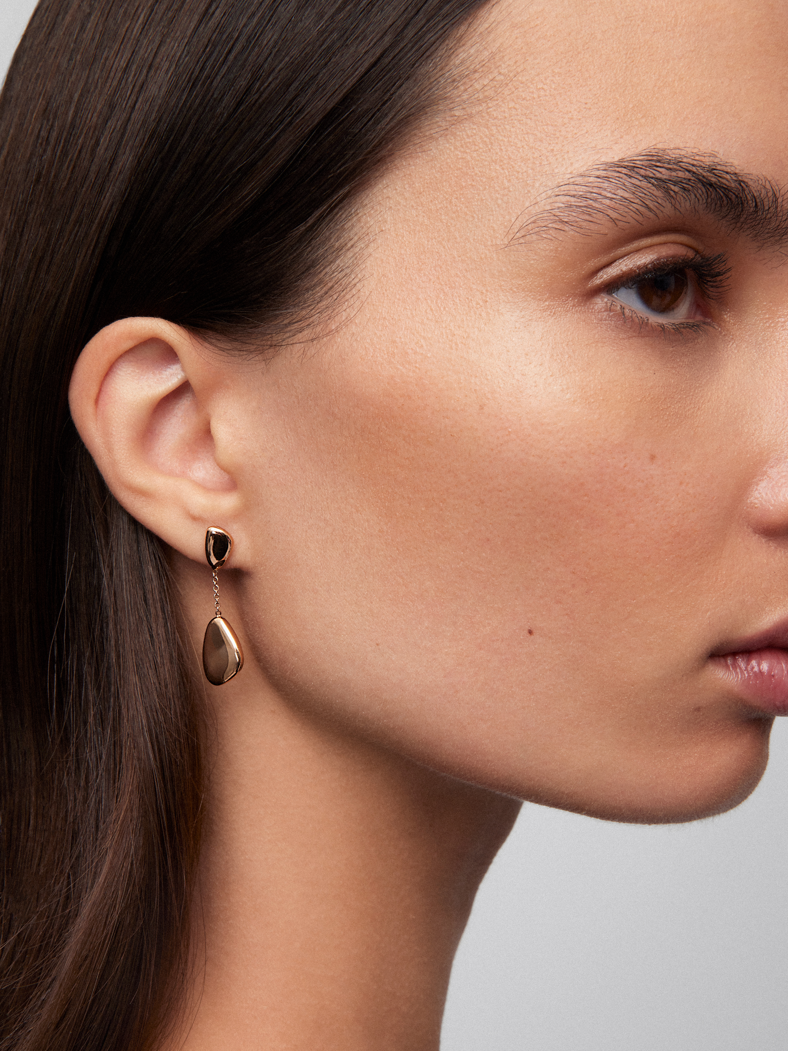 18kt rose gold earrings
